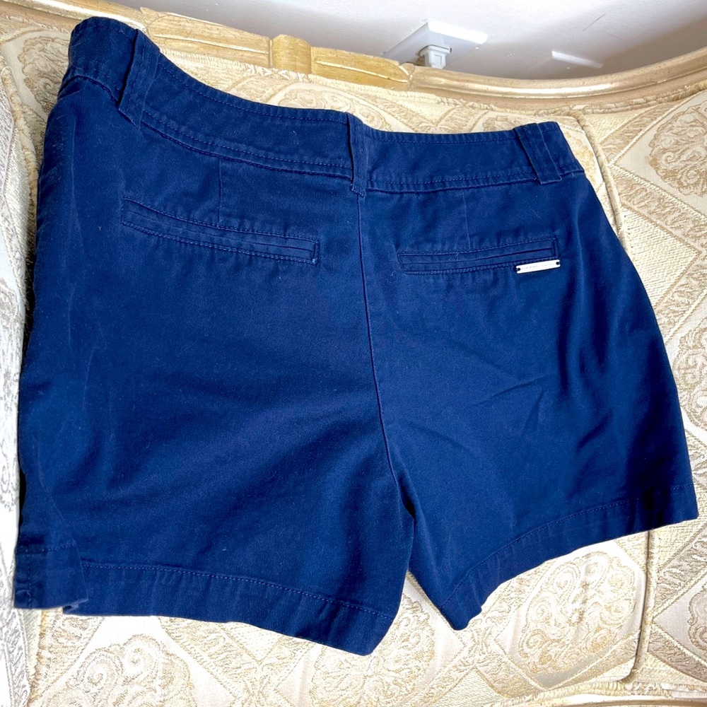 NYCO Stretch Cotton Navy Blue Shorts